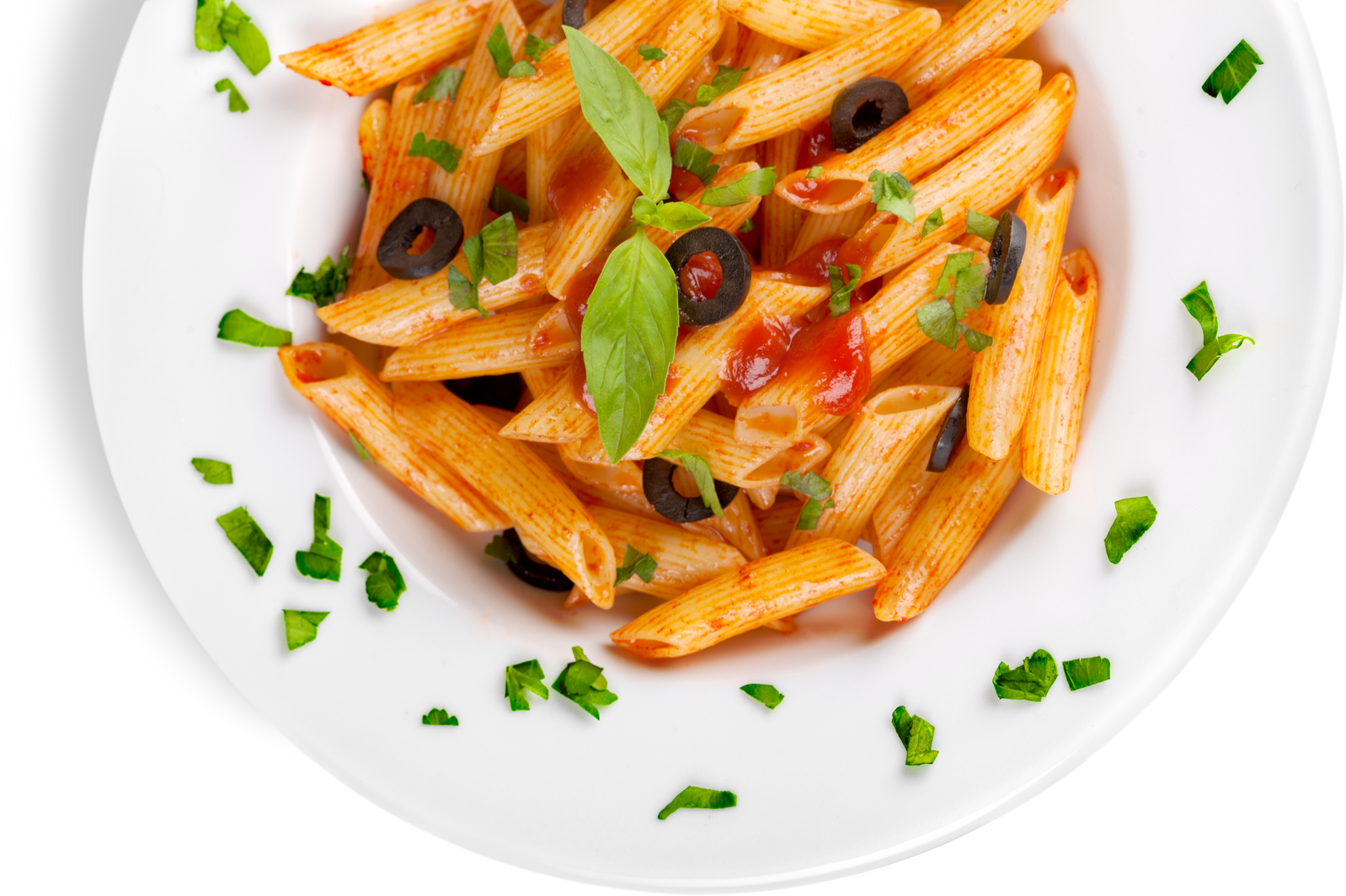 Vegetable Pasta on Plate