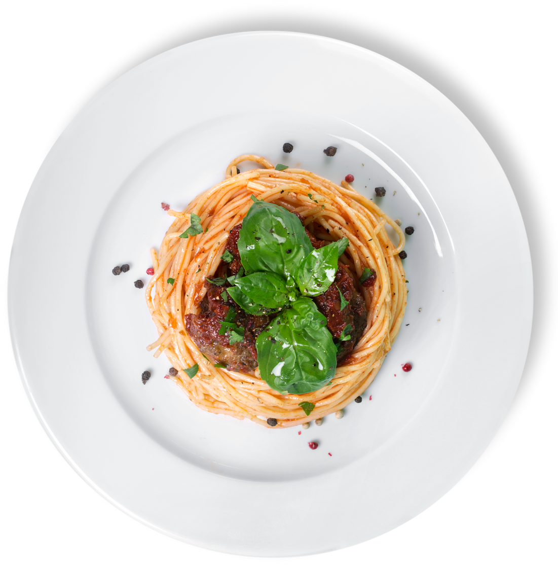 Delicious Plate of Bolognese Pasta